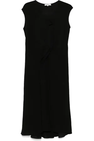 COLOUR 5 POWER Midikleid mit Slub-Struktur