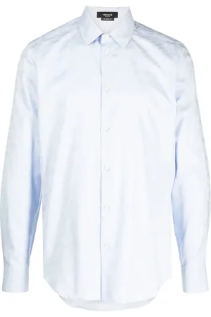 VERSACE Hemd mit La Greca-Jacquardmuster