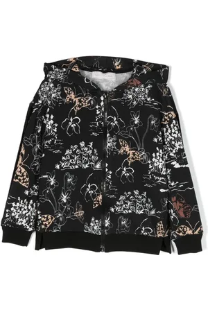 MONNALISA Kapuzenjacke mit Blumen-Print