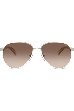 Prada Sonnenbrille mit Logo-Gravur