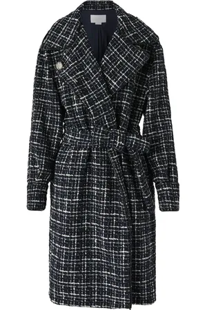 GENNY Doppelreihiger Tweed-Mantel