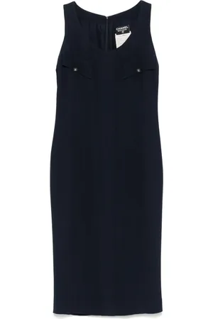 CHANEL 1994 sleeveless midi dress