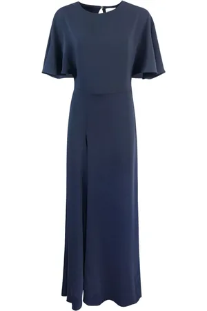 P.A.R.O.S.H. Midikleid mit kurzen Ärmeln