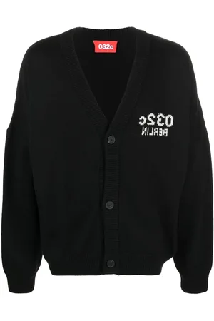 032c Cardigan mit Intarsienmuster