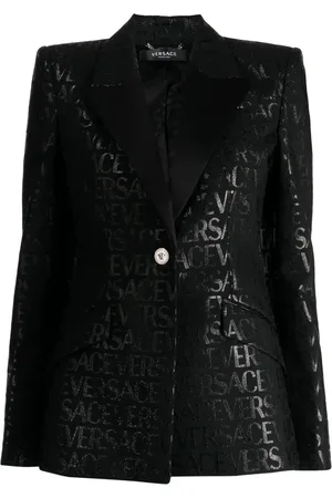 VERSACE Allover single-breasted blazer