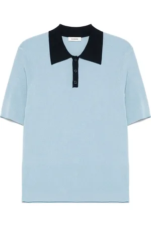 Sandro Zweifarbiges Poloshirt