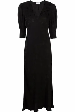 RIXO London Kleid mit Jacquardmuster