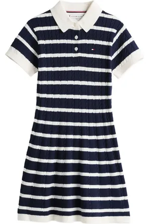 Tommy Hilfiger Poloshirtkleid mit Logo-Stickerei
