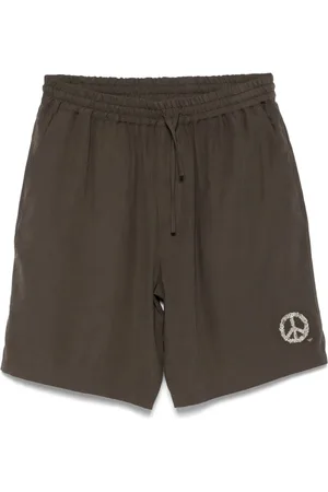 Emporio Armani Shorts mit Friedenszeichen-Motiv