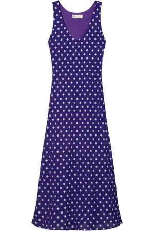Tory Burch Ärmelloses Kleid mit Polka Dots