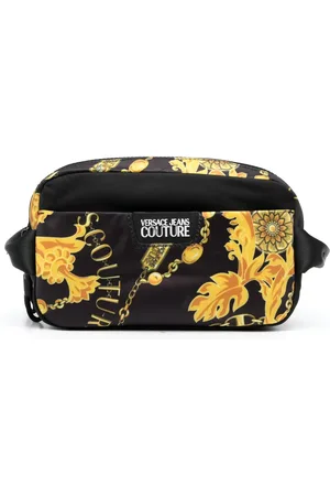 VERSACE Kulturbeutel mit Chain Couture-Print