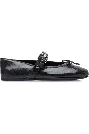 Miu Miu Ballerinas aus Leder