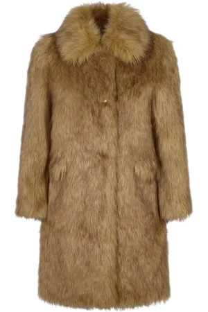 Prada Mantel aus Faux Fur