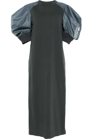 SACAI Midikleid mit Einsätzen