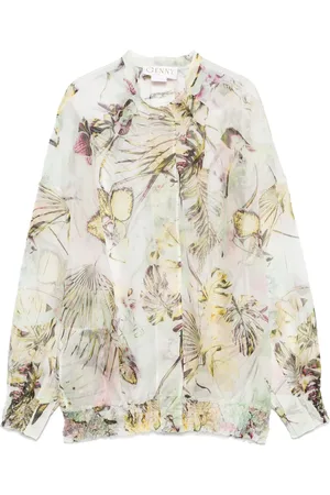 GENNY Jungle Orchids Bluse