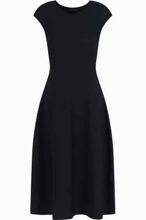 Armani Exchange Kleid mit angeschnittenen Ärmeln
