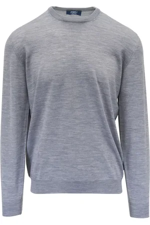 FEDELI Pullover mit Rundhalsausschnitt