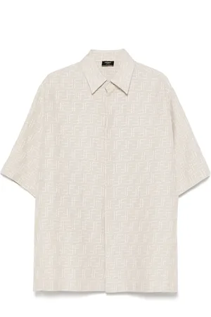 Fendi Hemd aus durchgehendem FF-Jacquard
