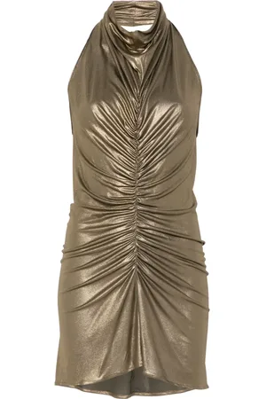 Atlein Minikleid im Metallic-Look