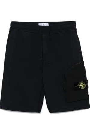 Stone Island Shorts mit Kompass-Patch