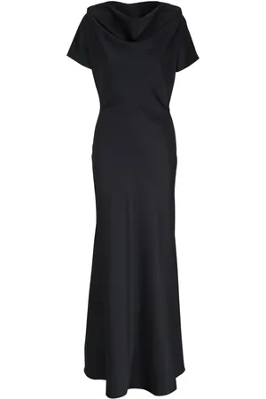Kiton Maxikleid aus Satin