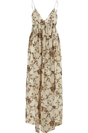 UMA WANG Midikleid mit Blumen-Print