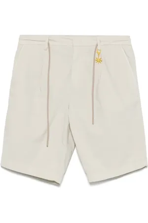 Manuel Ritz Shorts mit Logo-Applikation
