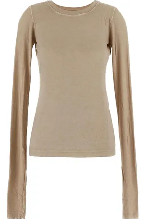 UMA WANG Fein geripptes T-Shirt