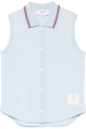 Thom Browne Ärmelloses Poloshirt