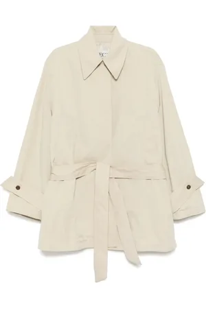 Recto Kurzer Trenchcoat mit weitem Schnitt