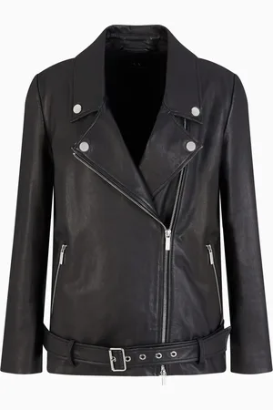 Armani Exchange Bikerjacke aus Leder
