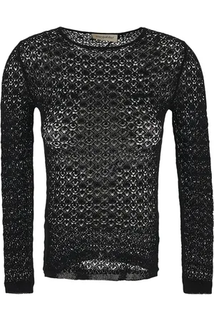 GENTRYPORTOFINO Pullover mit Lochstrickmuster