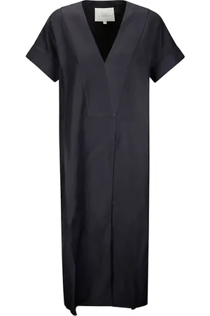 STUDIO NICHOLSON Kleid mit kurzen Ärmeln