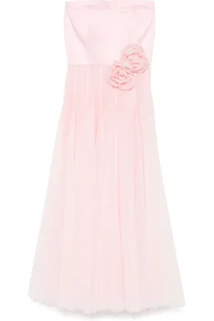 Parlor Abendkleid mit Blumenapplikation