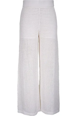 AKRIS Gehäkelte Wide-Leg-Hose