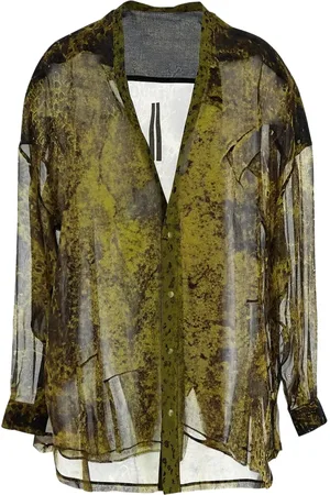 Rick Owens Hemd mit Sheer-Effekt