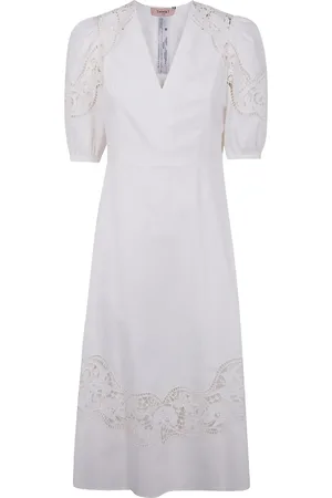 Twin-Set Kleid mit Puffärmeln
