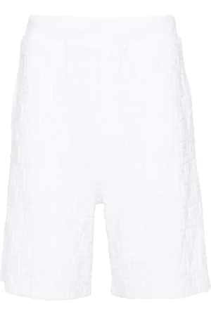 Fendi Frottee-Bermudas mit FF