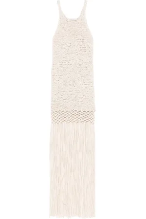 Serafini Maxikleid mit Fransen