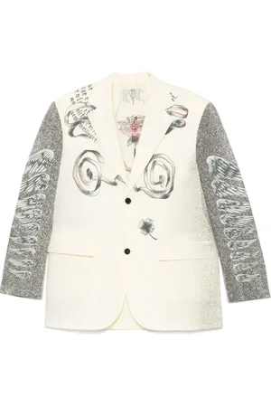 Jean Paul Gaultier Sakko mit Tattoo-Print