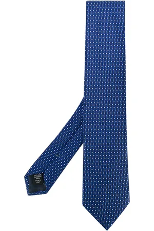 Ermenegildo Zegna Gepunktete Seidenkrawatte