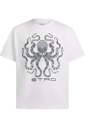 Etro T-Shirt mit Logo-Print