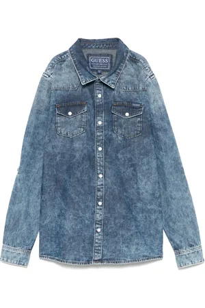 Guess Hemd mit Logo-Patch