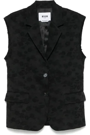 Msgm Sakko mit Jacquard-Blumenmuster