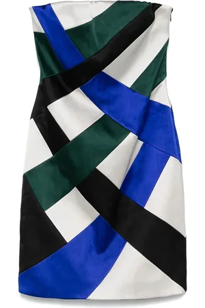 Giorgio Armani 2000s Patchwork-Minikleid