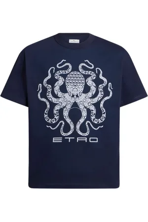 Etro T-Shirt mit Logo-Print