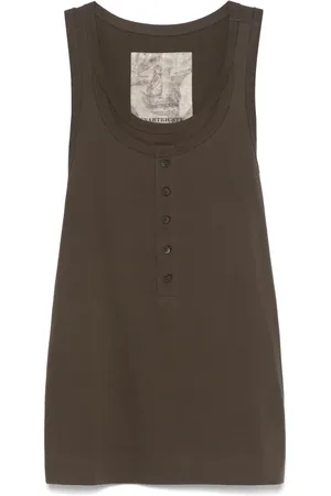 ZIGGY CHEN Henley-Trägershirt im Layering-Look