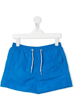 MC2 SAINT BARTH Badeshorts mit Logo-Patch