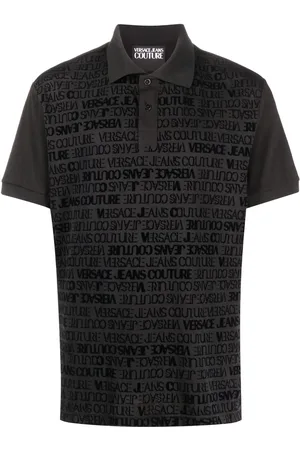VERSACE Poloshirt mit Logo-Print