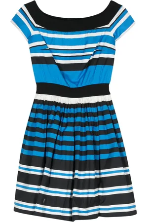 Prada 2000s Minikleid mit Streifen